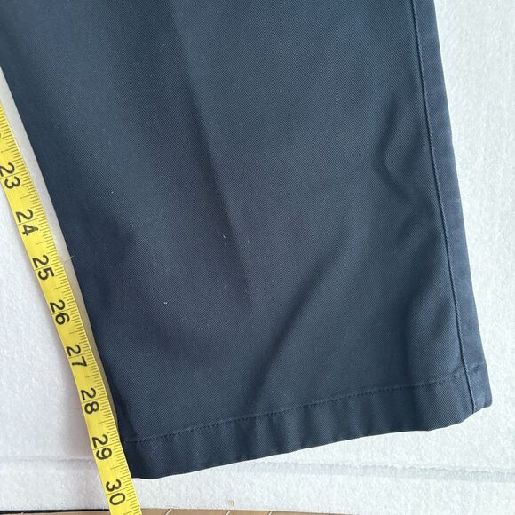 LL Bean Wrinkle-Free Bayside Pants Womens Navy High-Rise Comfort Tapered-Leg NWT - Picture 8 of 9